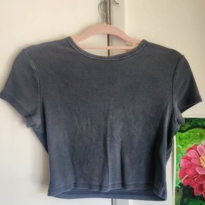 H&M ribbed crop top size M
